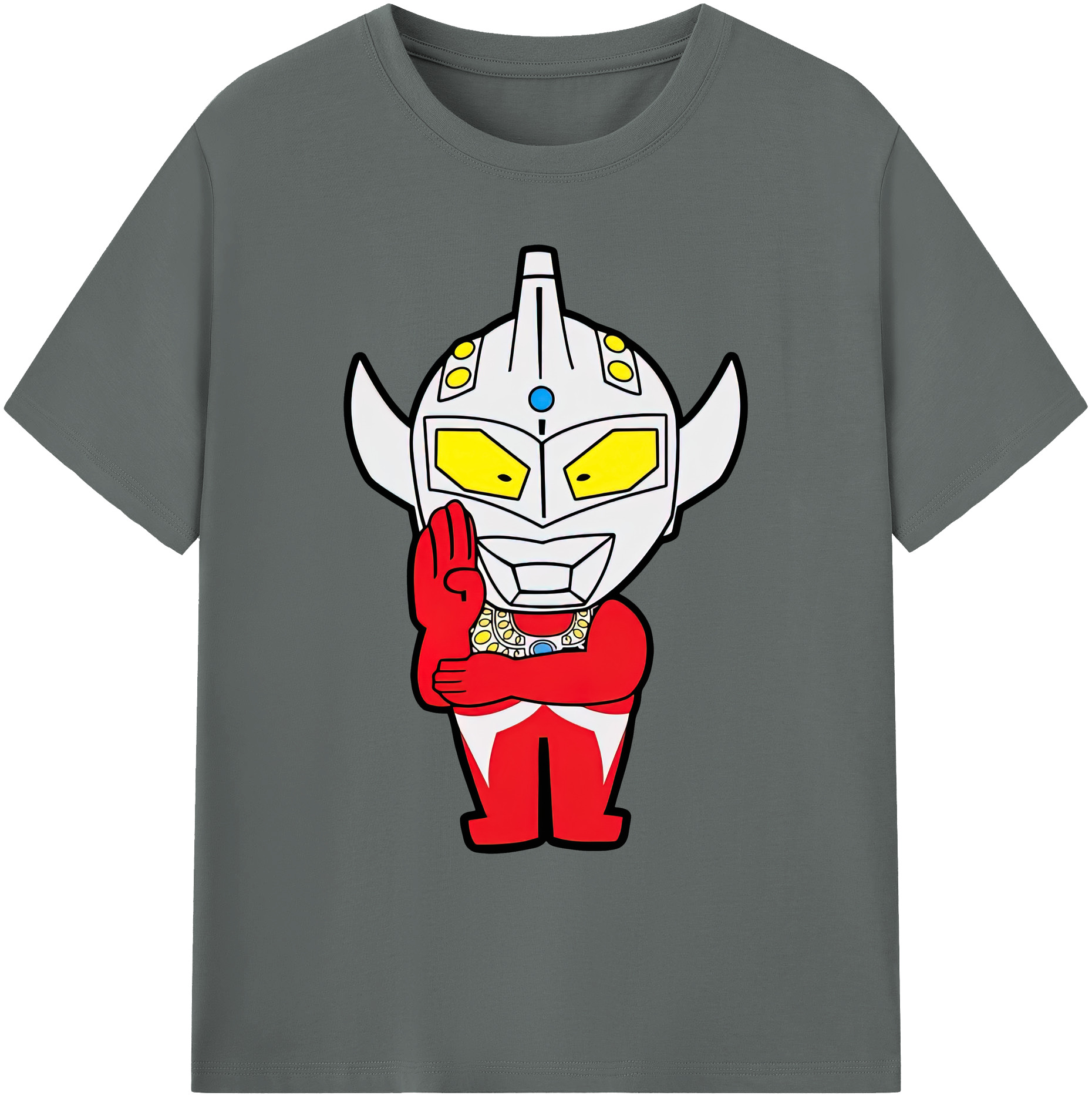 （画像用） ウルトラマン Ultraman 綿100％ メンズ半袖Tシャツ｜肌触りやわらか＆通気性